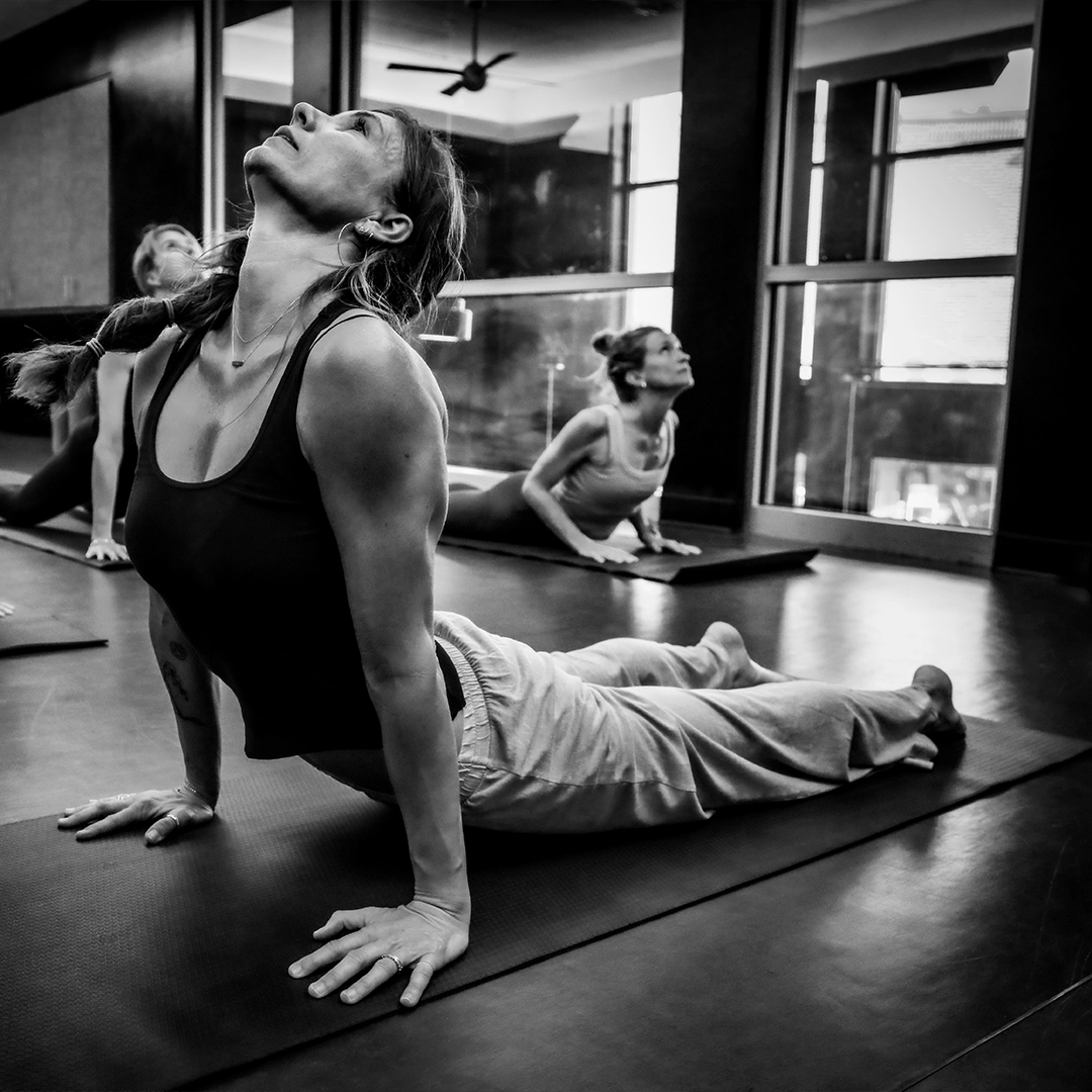 Alignment Woman in a seated yoga pose